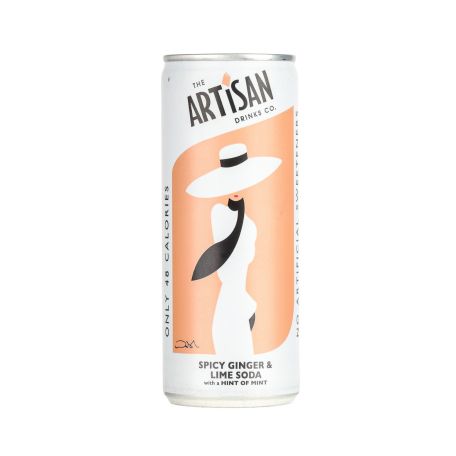 Artisan Drinks gyömbér-lime-menta szénsavas ital 250ml