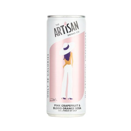 Artisan Drinks pink grapefruit-vérnarancs ízesítésű szénsavas ital 250ml
