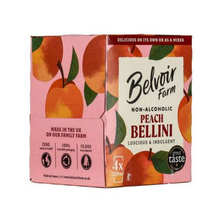 Belvoir Farm alkoholmentes barack bellini 0,25l