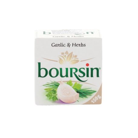 Boursin fokhagymás, zöldfűszeres 150g