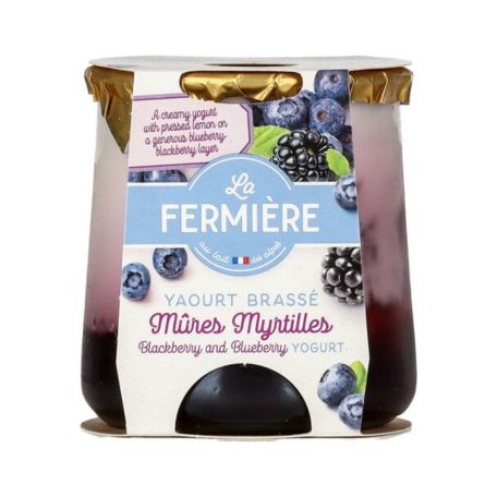 La Fermiére szedres-kékáfonyás joghurt 160g