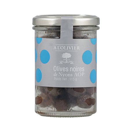 A l'Olivier Nyons Black Olives AOP 115g