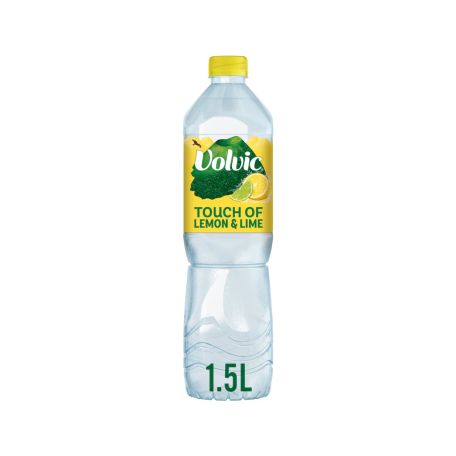 Volvic ízesített szénsavmentes ásványvíz citrom-lime ízesítésű 1500ml
