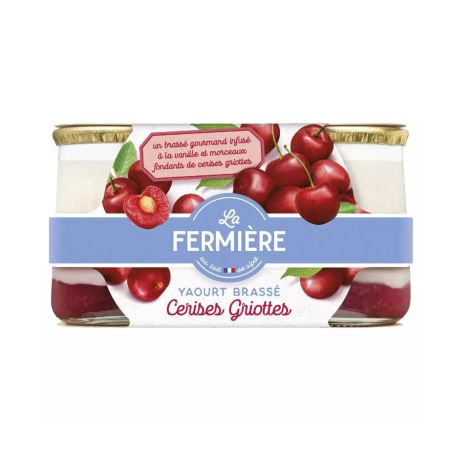La Fermiére cseresznyés joghurt 2x160g