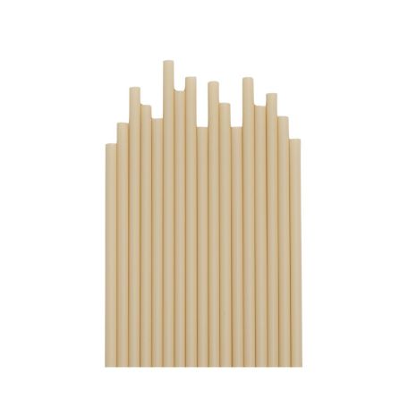 Bibo PLA szívószál beige BIO  8*230mm (300db/csomag)