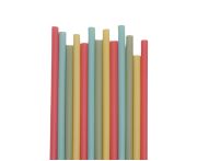 Bibo PLA szívószál vegyes színes BIO  8*230mm (300db/csomag)