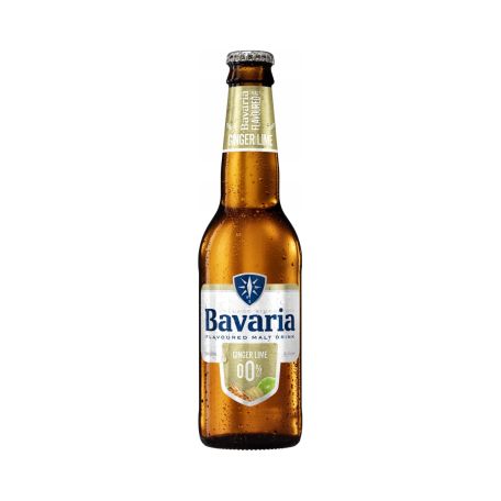 Bavaria Ginger-Lime 0,0% alkoholmentes sör (üveges) 0,33l