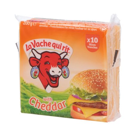 La Vache Qui Rit ömlesztett cheddar sajt szelet 10 lap 200g