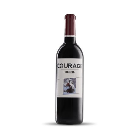 Bor vörös cuveé courage 2ha  2021 0,75l