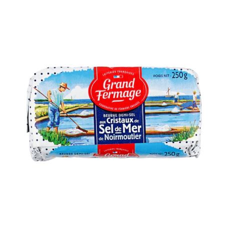 Grand Fermage félsós vaj (Noirmoutier tengeri sókristállyal) 250g