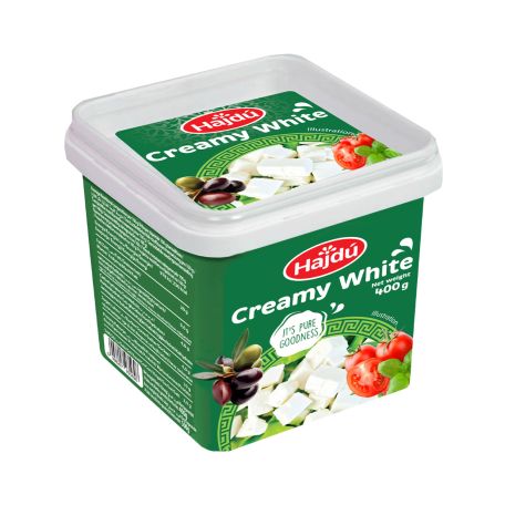 Hajdú krémfehér növényi készítmény 400g