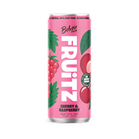 Belvoir cseresznye és málna szénsavas dobozos üdítőital 0,33l