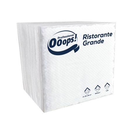 OOOPS! éttermi szalvéta 1 rétegű grande 18x18cm 600lap