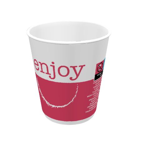 Papírpohár Enjoy duplafalú 3dl 45db/csomag