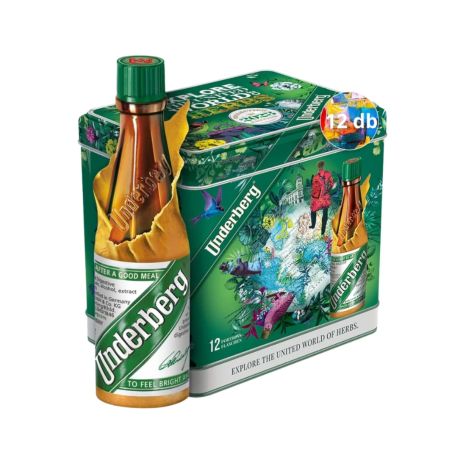 Underberg keserűlikőr FDD 44% 12 x 0,02l