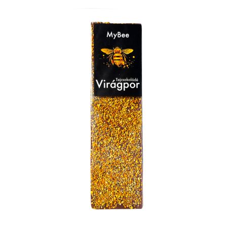 MyBee virágporral szórt tejcsokoládé tábla 100g