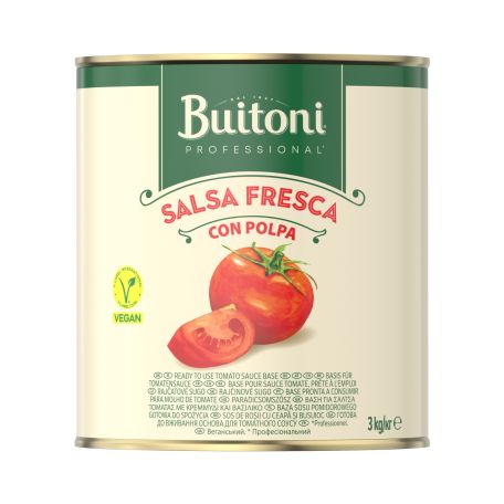 Buitoni klasszikus paradicsomszósz hagymával és bazsalikommal 3kg