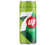 7Up cukormentes szénsavas üdítő 0,33l