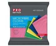 PRO Mikroszálas törlőkendő 4 szín 30x30cm 4db