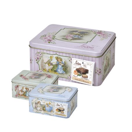 Loison sárgabarackos és bazsalikomos colomba fémdobozban 750g