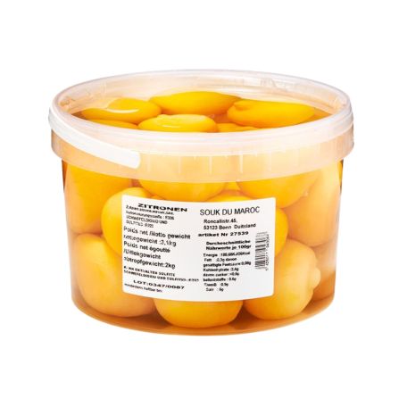 Konfitált egész citrom sós 2kg