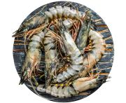 Fagyasztott fekete tigris garnéla (20% glazúrral) 8/12 800g/1000g