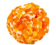 Crottin kecsketejes sajt kandírozott papajával 80gx6