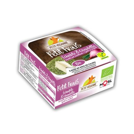 Vegán növényi sajt lilahagymával és snidlinggel BIO