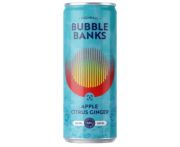 Bubble Banks Alma-citrus-gyömbér dobozos koktél 4,9% 0,25l
