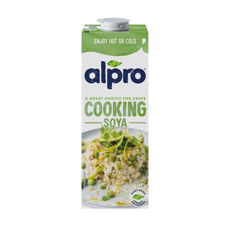Alpro 14% növényi zsírtartalmú, vegán szója főzőkrém 1l