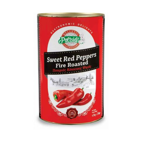 Sült grillezett paprika konzerv 4200g/2500g