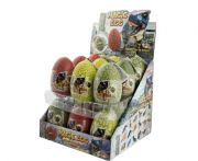Dino magic egg varázstojás cukorkával 18db
