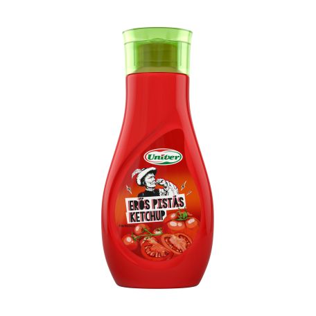 Univer Erős Pistás (csípős) ketchup 470g