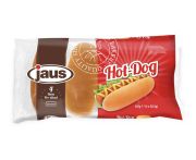 Jaus Hot dog kifli (4db/csomag) 250g