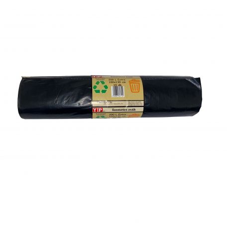 Szemeteszsák extra 200l/10db PE 30µ
