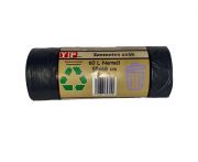 Szemeteszsák 60l/20db PE 10µ